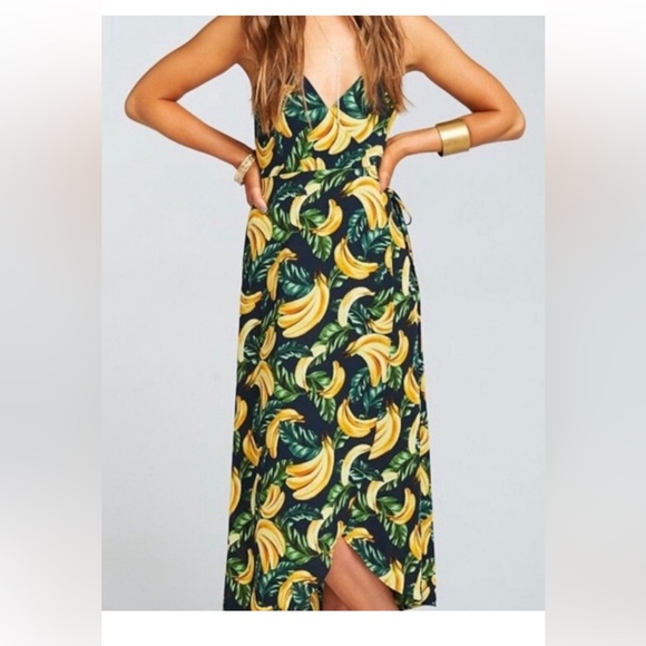 Show Me Your MuMu Dresses & Skirts - Show Me Your MuMu Banana Leaf Midi Dress